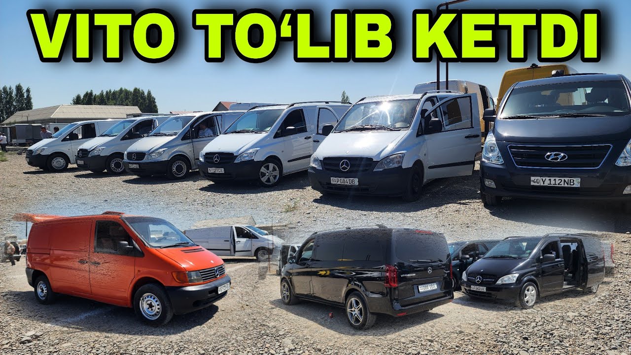 6 IYUN QO'QON MASHINA BOZORIDA MERSEDES VITO HUNDAY STAREKIS TO‘LIB KETDI KAPEKA NARXLARDA