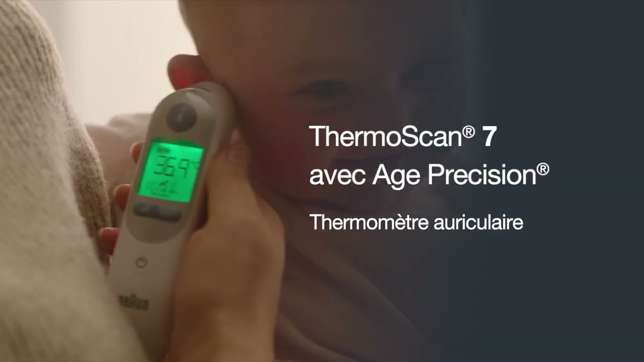 Braun Thermoscan 7 Thermomètre Auriculaire avec Age Precision