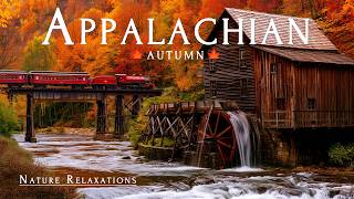 Appalachian Autumn 4K | America’s Most Beautiful Fall Foliage, Scenic Mountain Road & Golden Forests