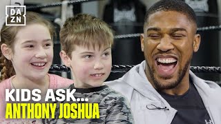 Kids ask Anthony Joshua about alternative careers, getting punched and Star Wars
