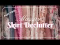 DECLUTTER WITH ME 2024 | Cleaning Out My Feminine Skirt Closet (Part 2)