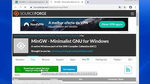 Curso de Introdução à Programação em C - Aula 01 Parte 05 - Instalando Compilador GCC Windows (1/4)