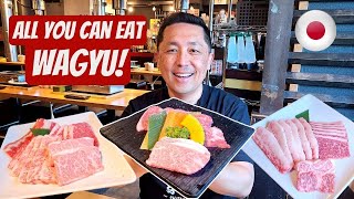 All You Can Eat WAGYU Buffet in Tokyo!  Yakiniku Japanese Restaurant in Japan!
