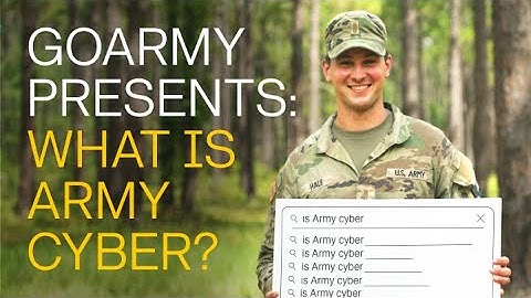 What is Army Cyber? | GOARMY​