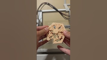 3-D Printed Bistable Gyro Fidget Spinner #3dprinting