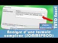 Utiliser l’outil d’évaluation pour construire des formules complexes sur Excel (SOMMEPROD)