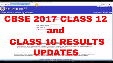 CBSE Results 2017 - CBSE Class 12 | CBSE Class 10 | How to get CBSE Results 2017