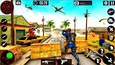 FPS Commando Army Strike - Gun GamesOFFline Fps Shooting - Android GamePlay