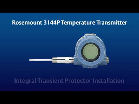 How to Install the Integral Transient Protector on the Rosemount 3144P