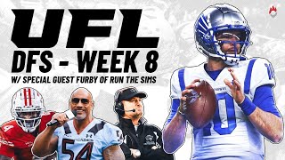 UFL Week 8 DraftKings DFS Strategy