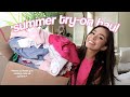 HUGE SUMMER TRY-ON HAUL (summer 2023 wardrobe essentials!)