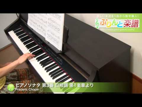 ピアノソナタ 第3番 ロ短調 第1楽章より Frederic Chopin