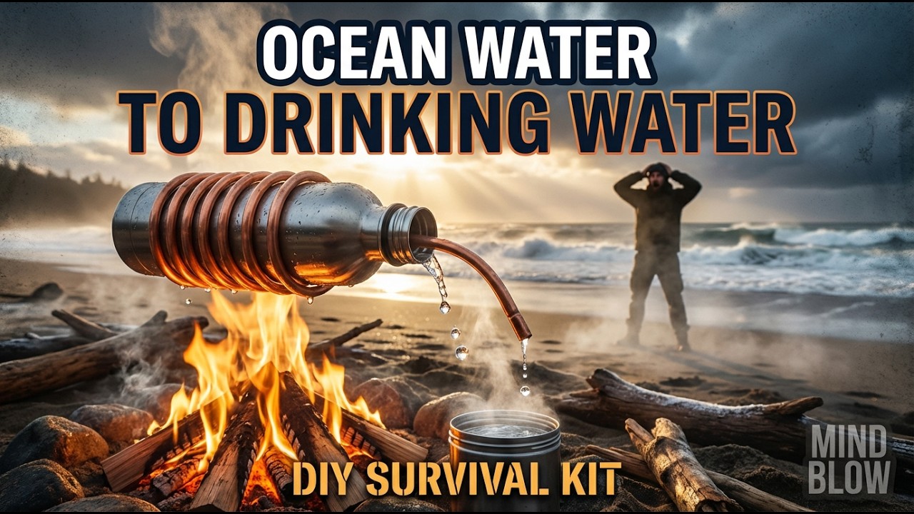 I Built a Portable Desalination System and It ACTUALLY WORKS   Survival Water Purification