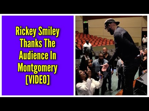Thanking The Audience In Montgomery