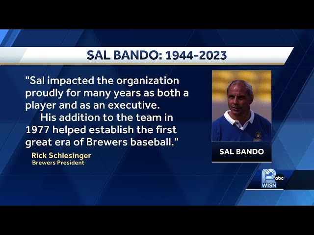 Former Brewers third baseman and GM Sal Bando dies at 78 