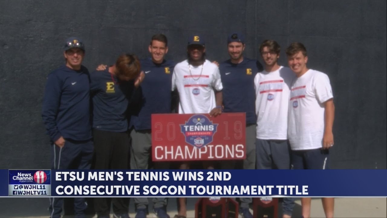 ETSU men's tennis wins second consecutive SoCon tournament championship