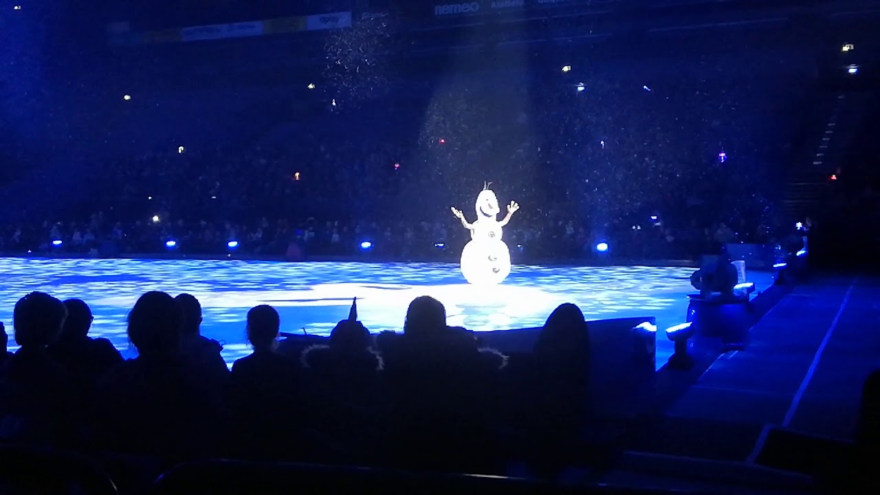 Disney on ice (Frozen) in Hartval Arena in Helsinki 9.1.2020