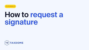 How to request a signature easily