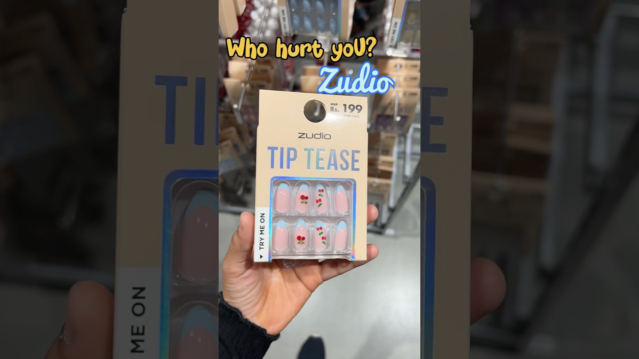 Press on nails 💅 from Zudio ? 🤨 