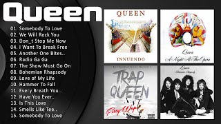 Queen Greatest Hits Full Album 🎺🎺 Classic Rock Songs 70s 80s 90s Full Album
