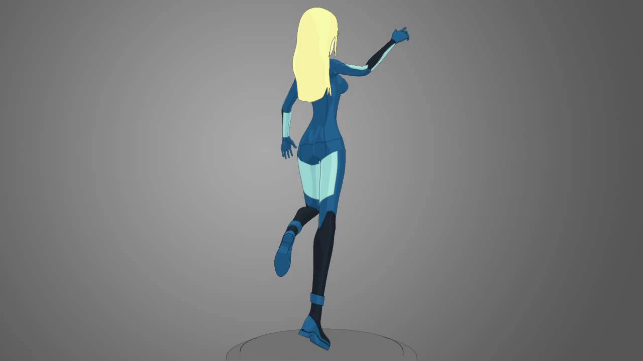 zero suit samus 3d model youtube