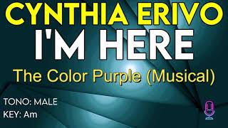 Cynthia Erivo - I'm Here (The Color Purple Musical) - Karaoke Instrumental - Male Resimi