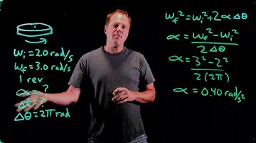 Rotational Kinematics (Constant Angular Acceleration)