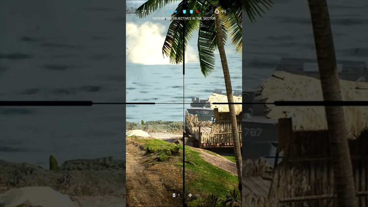 Battlefield V  - Lucky Shot / 1 Bullet 7 Kills