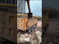 Excavators Load Soil Onto Trucks