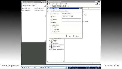 DHCP Reservations Tutorial - IT Services Los Angeles