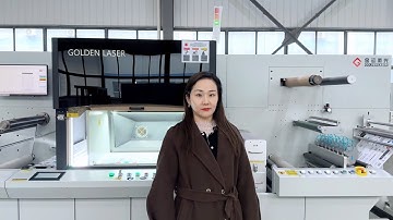 (20" web width) Laser Converting System with Cross Cut Sheeter LC520 - Golden Laser