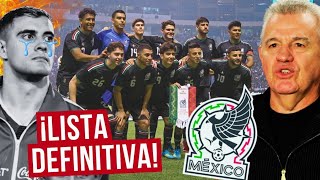 ¿LUGARES COMPRADOS? ¡Los 26 ELEGIDOS de la SELECCIÓN MEXICANA!