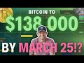  urgent bitcoin to double to 138000 within 21 days of breaking 70k its happened 3 times