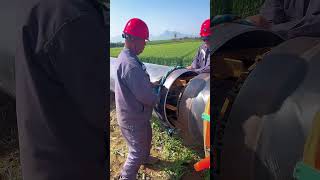 Welding Gas Pipe Butt Process- Good Tools And Machinery Make Work Easy