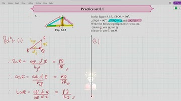 Cracking Class 9 Trigonometry: Exercise 8.1, Problem 4 | Maharashtra State Board