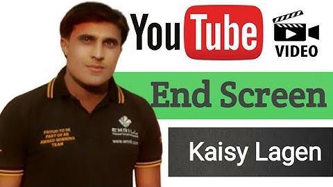 Computer/Laptop se end screen kaise lagaye, Youtube Video me end screen kaise lagye