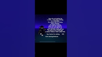 Sorry for not posting for a while here’s why