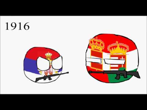 Countryballs Serbia VS Austria-Hungary - YouTube