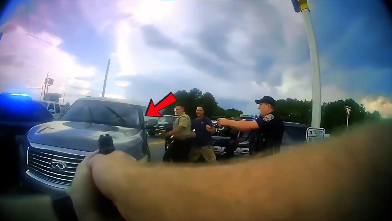 Reckless Driver Rams Police Cars & Witnesses in Wild Chase with Child in Tow