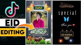 Eid Mubarak Trending Video On Tiktok | Eid Mubarak Video Editing Capcut | Capcut New Editing