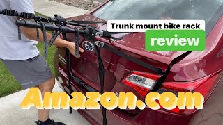Trunk Mount Vehicle Bicycle Rack Review - Trunk Mount Vehicle Bicycle Rack Review Amazon by Paul Longer 16,373 views 2 years ago 7 minutes, 58 seconds