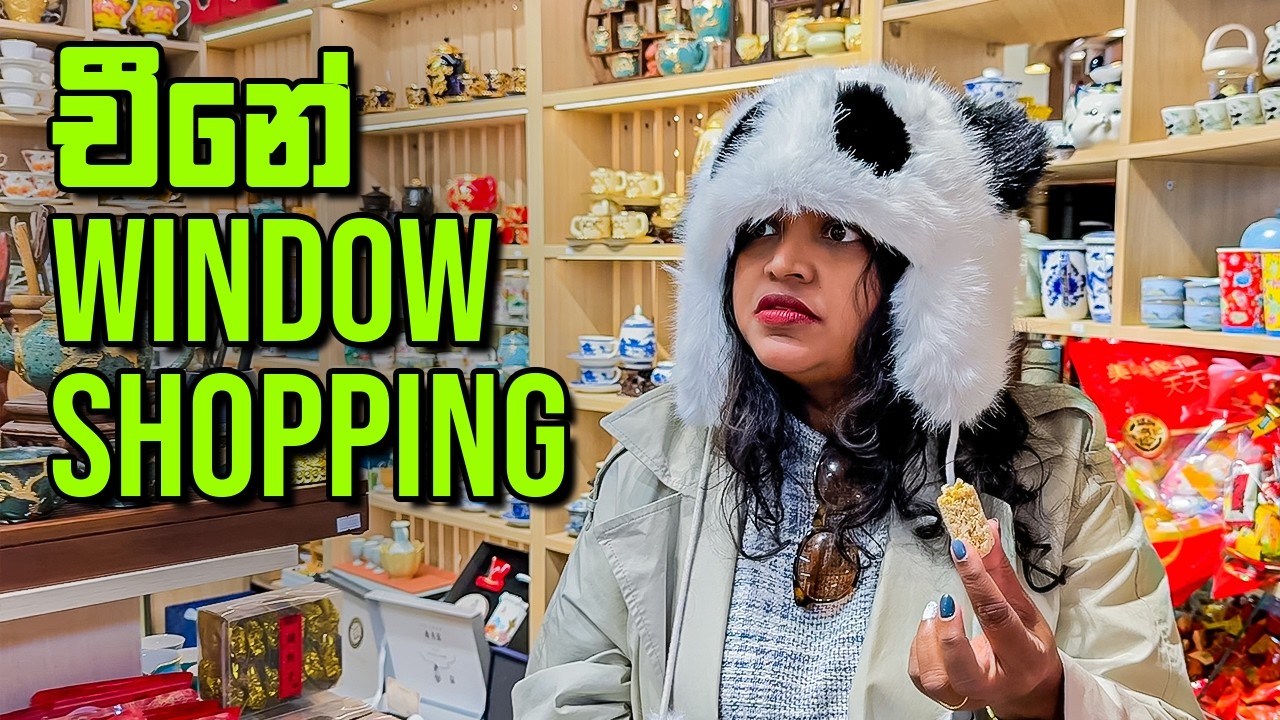 ලක්ශ ගණන් වටින චීන බඩු | Shopping in Beijing, China - VLOG 459