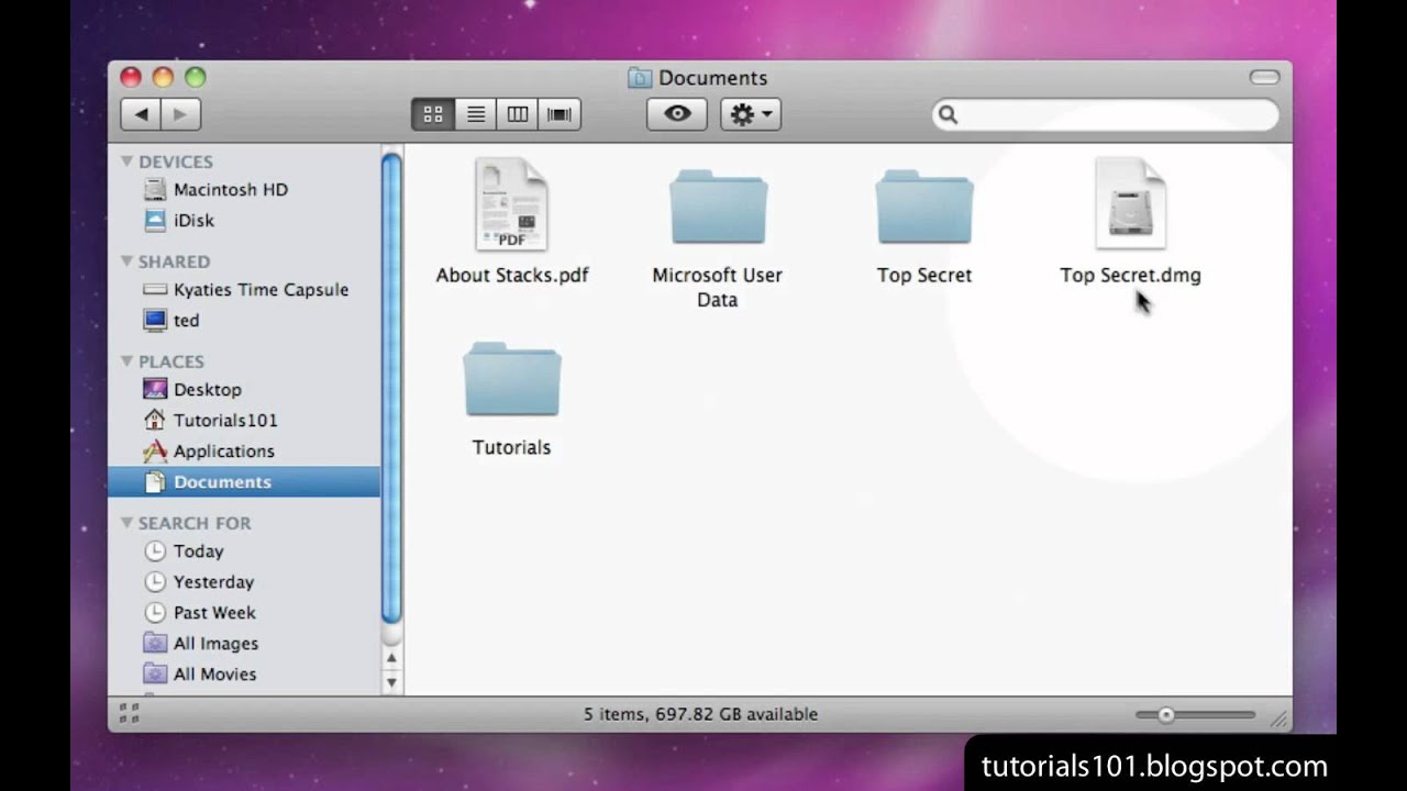 password folder mac