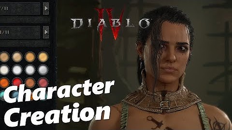 Diablo 4 - Character Creation (No Commentary)