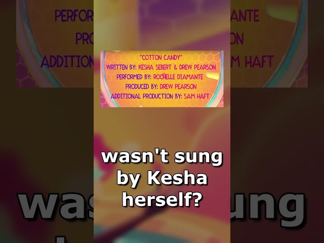 Did you know that Kesha didn't sing Cotton candy in #helluvaboss s1e8? class=