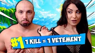 FORTNITE BATTLE ROYALE : 1 KILL 1 VÊTEMENT AVEC PINKGEEK ! - YouTube