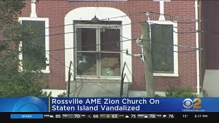 Rossville AME Zion Church On Staten Island Vandalized