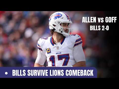 Josh Allen Goes OFF for 6 TDs as Bills SURVIVE Lions Shootout!