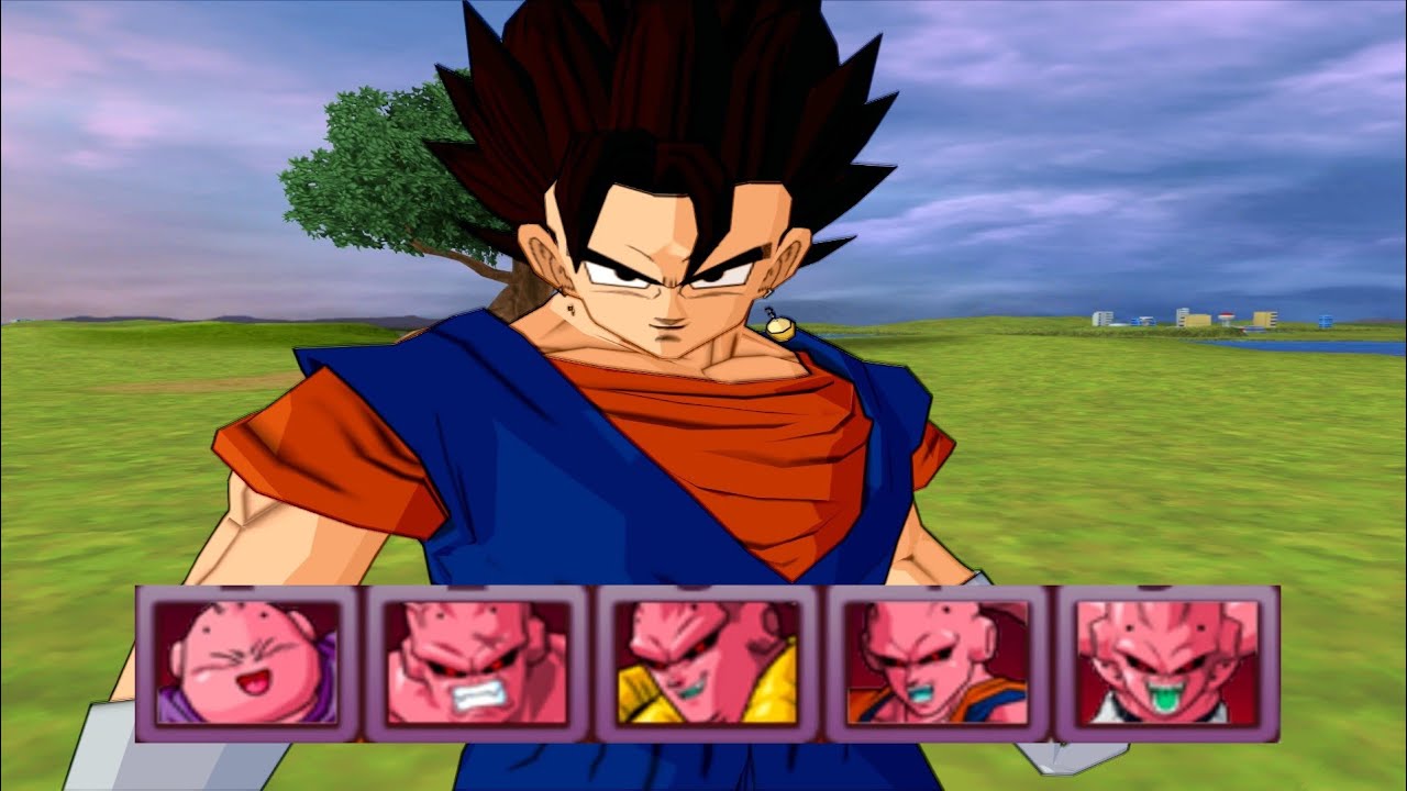 【TAS】Vegito VS All Majin Buu (Enhanced Red Potara) | DBZ: Budokai Tenkaichi 3