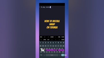 how to install and setup nmap on termux Android #nmap #termux